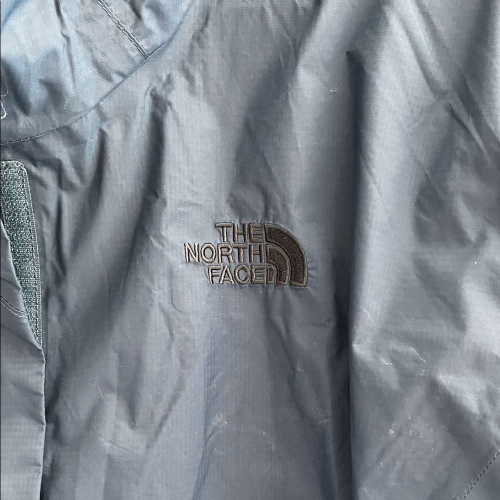 The North Face Navy Blue Hooded Rain Shell PLUS SIZE 2X - Picture 2 of 6